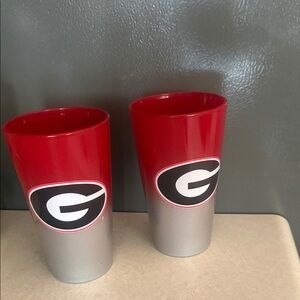 Georgia Bulldogs Glass Tumblers